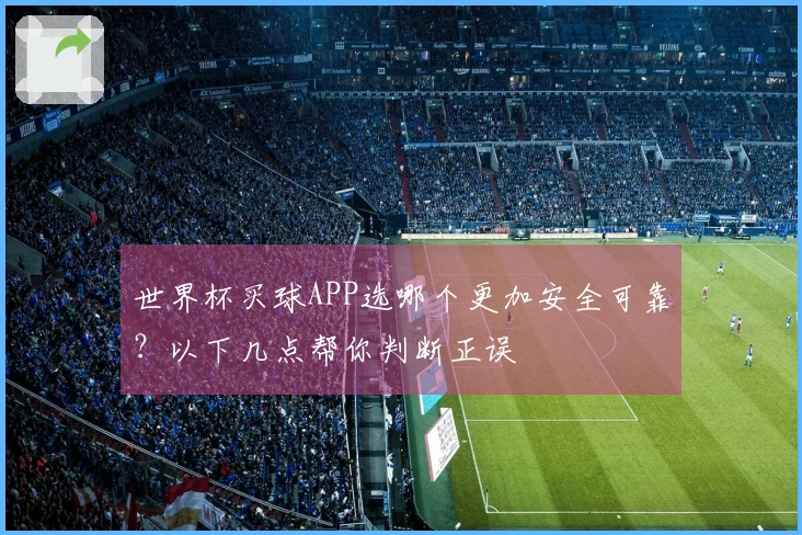 世界杯买球APP选哪个更加安全可靠？以下几点帮你判断正误