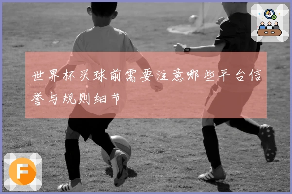 世界杯买球前需要注意哪些平台信誉与规则细节